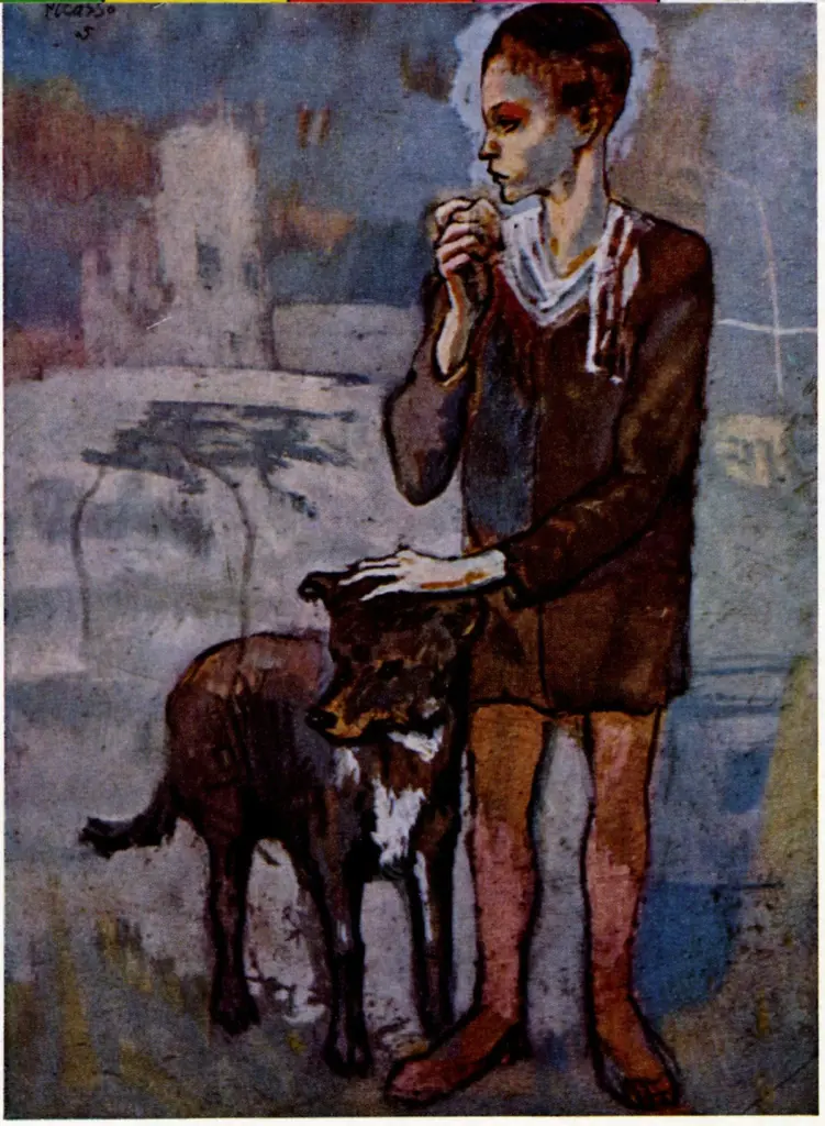 Picasso, Pablo , Ragazzo con cane