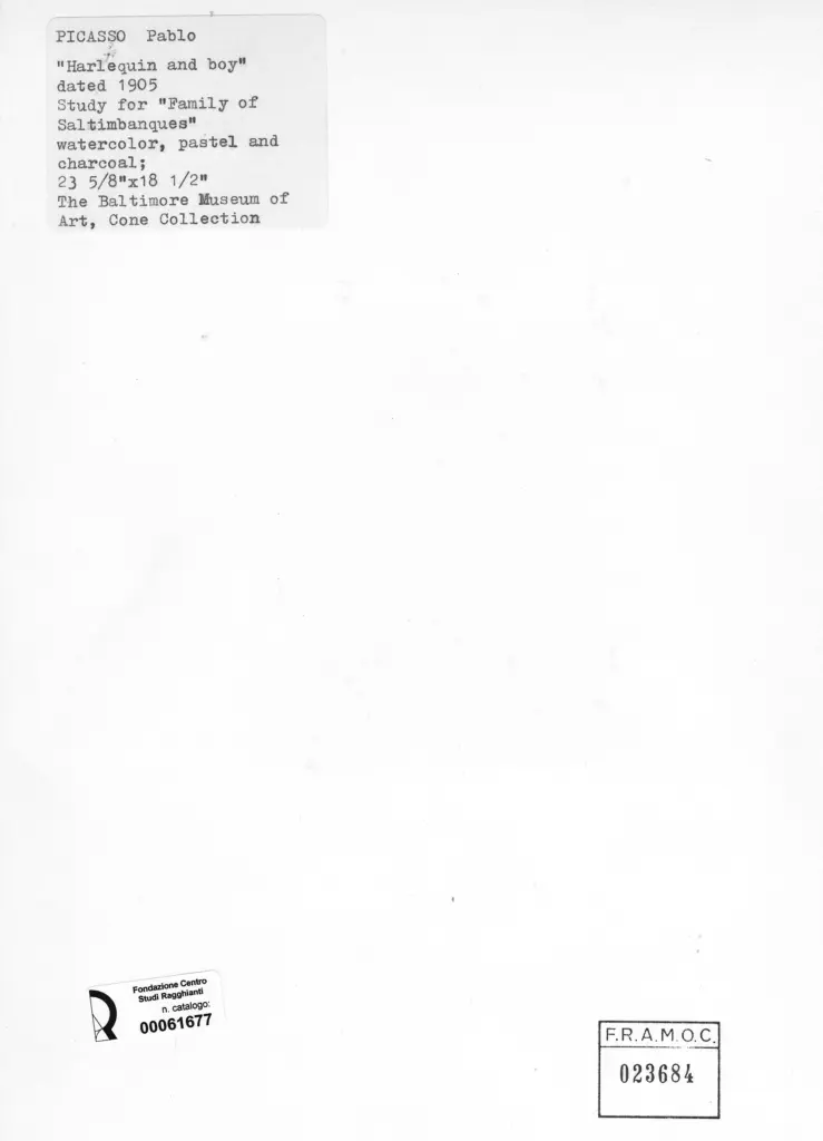 Anonimo , Picasso, Pablo - sec. XX , retro