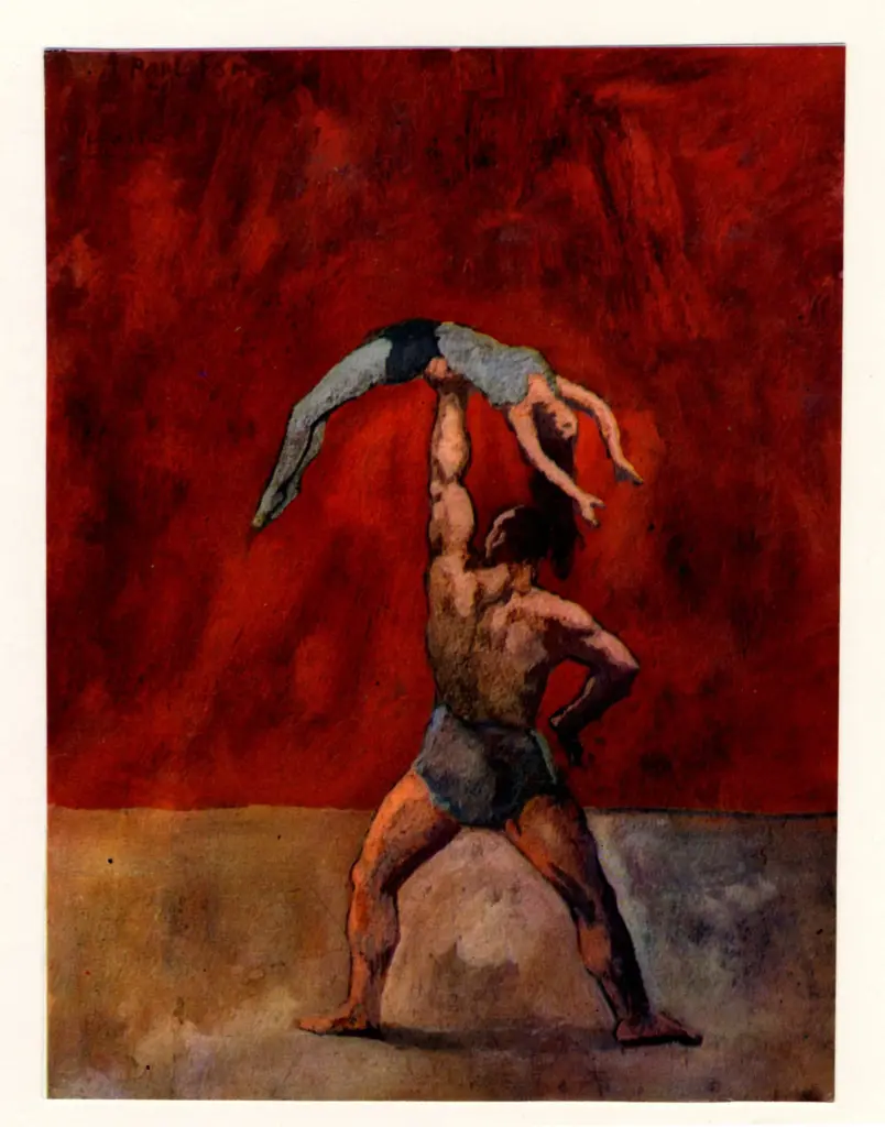 Anonimo , Picasso, Pablo - sec. XX - L'atleta , fronte