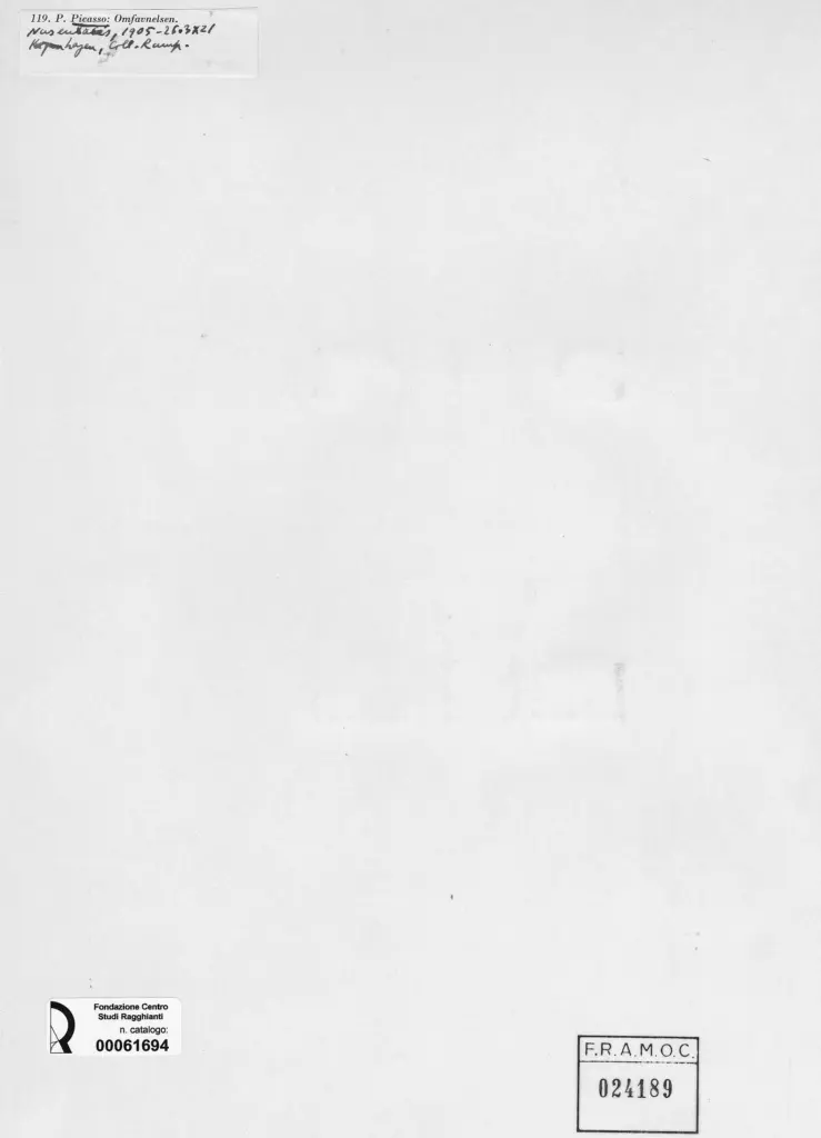 Anonimo , Picasso, Pablo - sec. XX - Omfavnelsen , retro