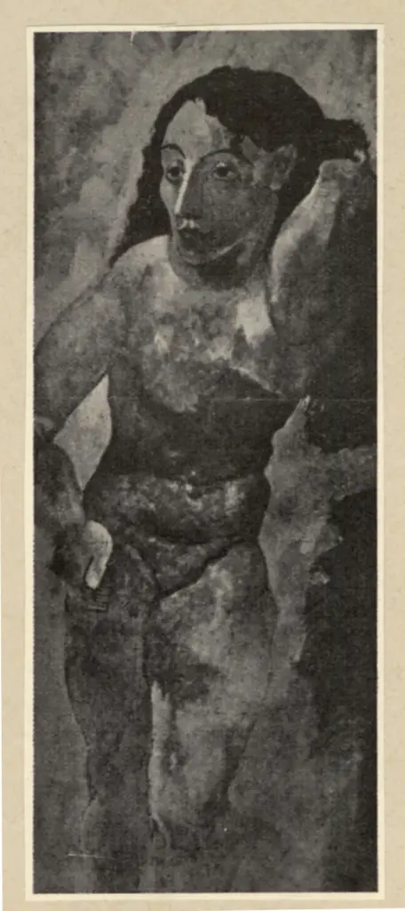 Anonimo , Picasso, Pablo - sec. XX - Donna col pettine , fronte