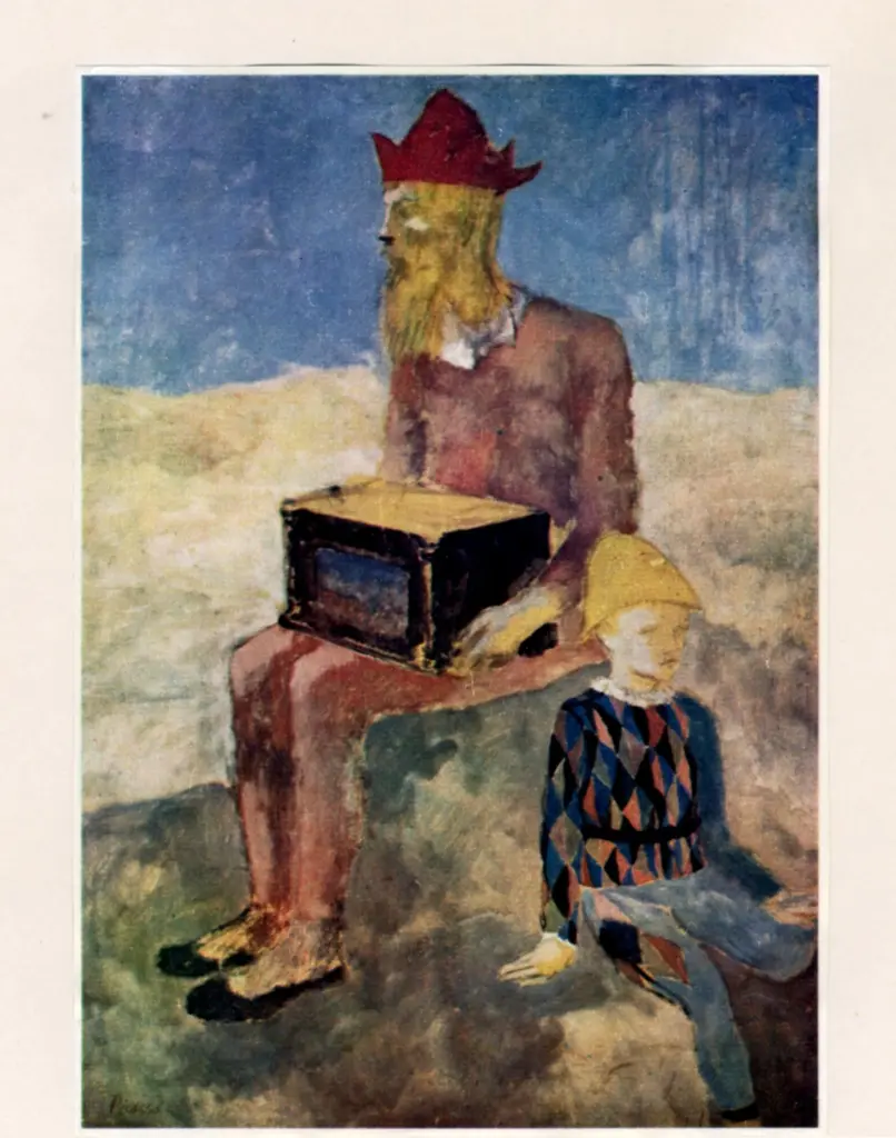 Anonimo , Picasso, Pablo - sec. XX - Saltimbanco e figlio , fronte
