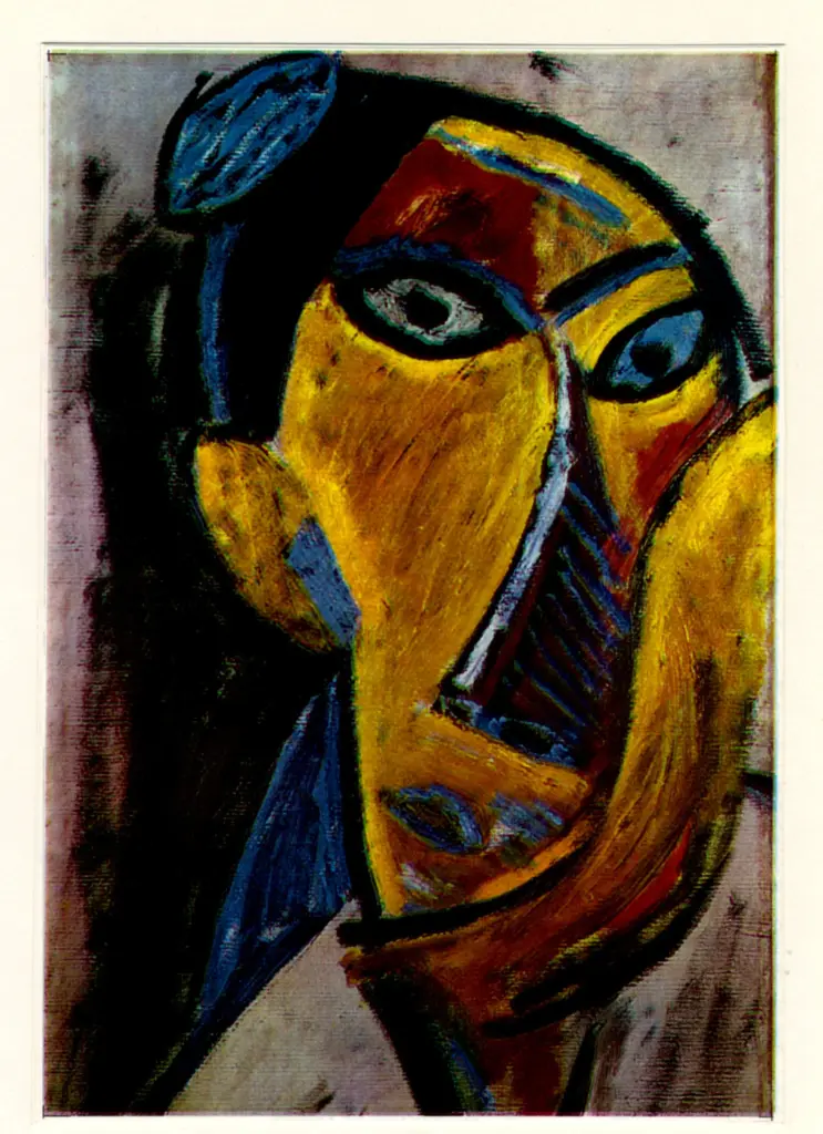 Anonimo , Picasso, Pablo - sec. XX - Studio per "Le ragazze d'Avignone" , fronte