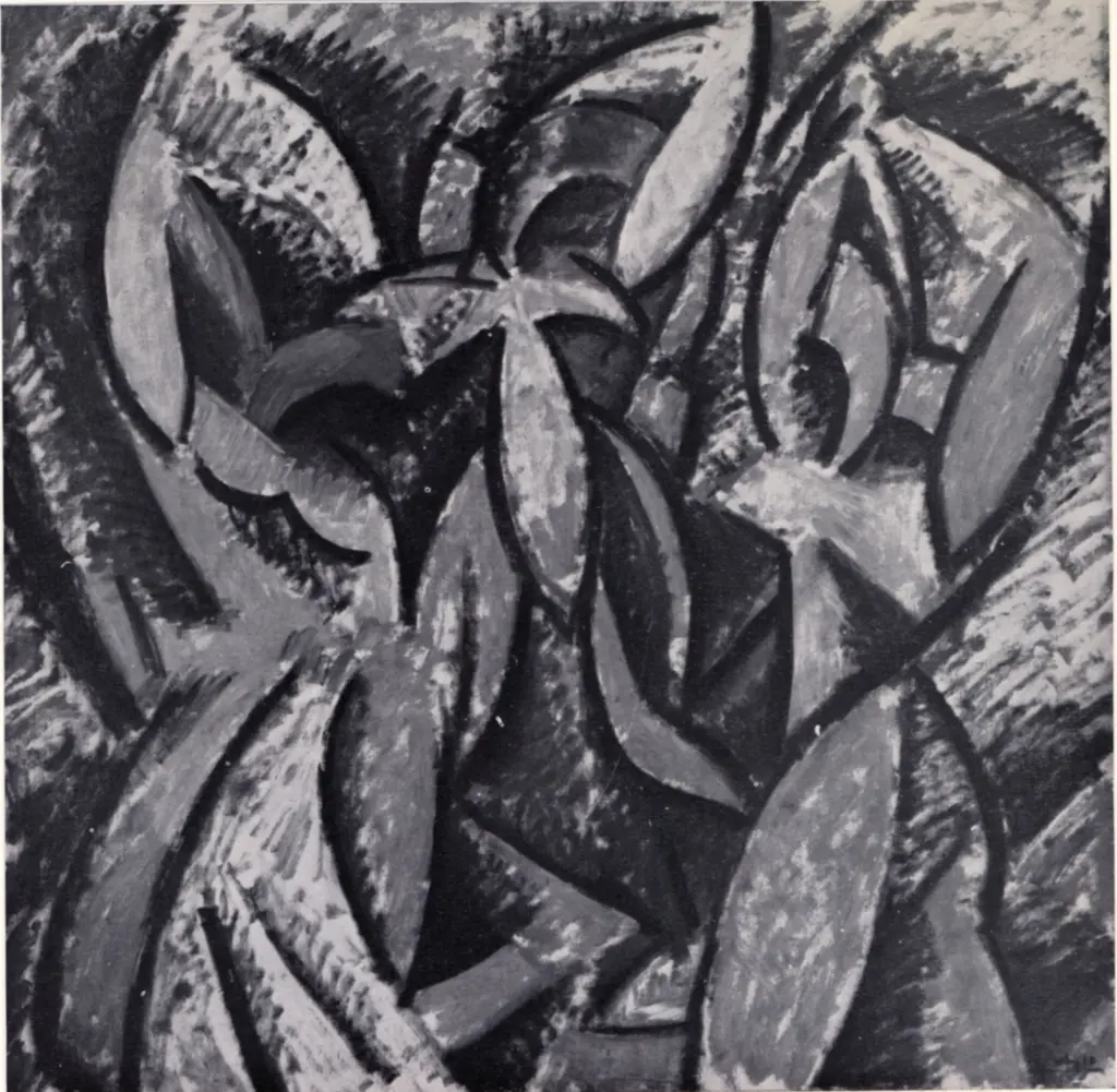 Anonimo , Picasso, Pablo - sec. XX - Le bagnanti , fronte