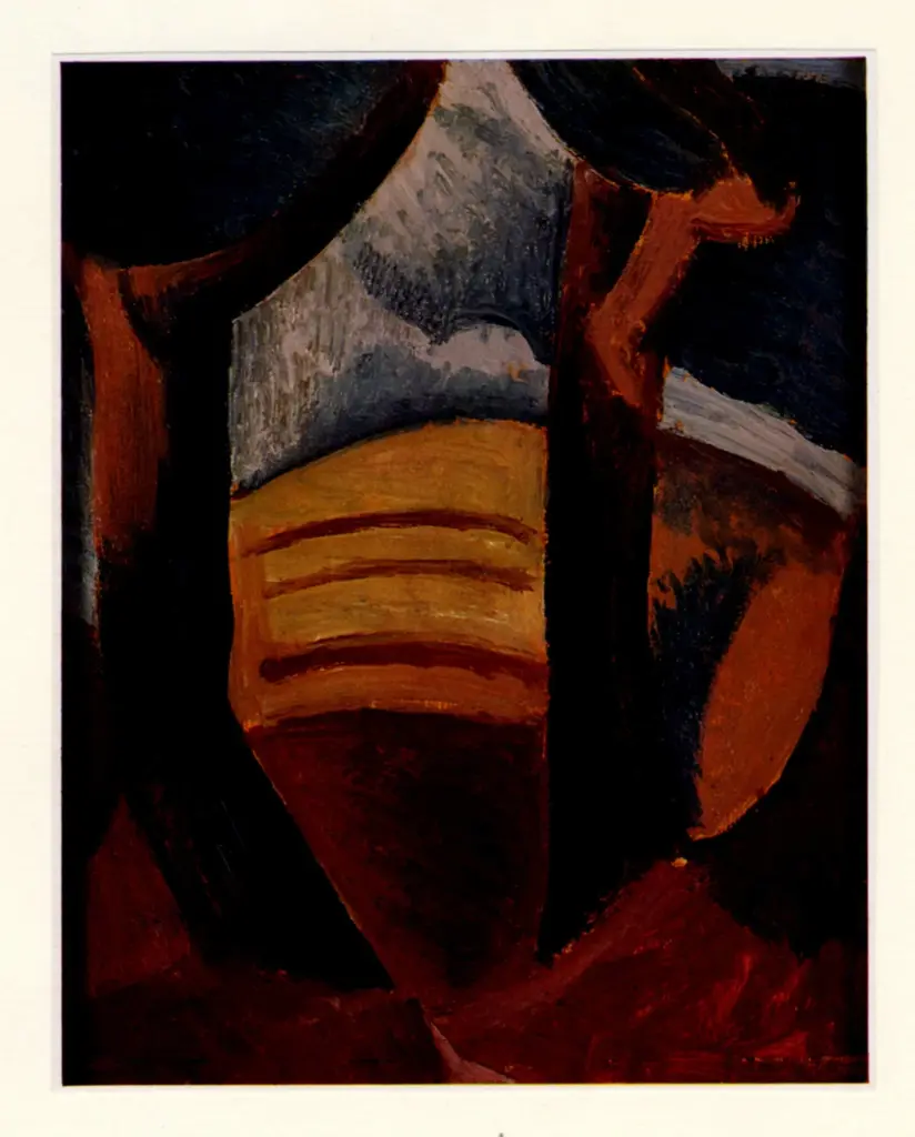 Anonimo , Picasso, Pablo - sec. XX - Paesaggio , fronte