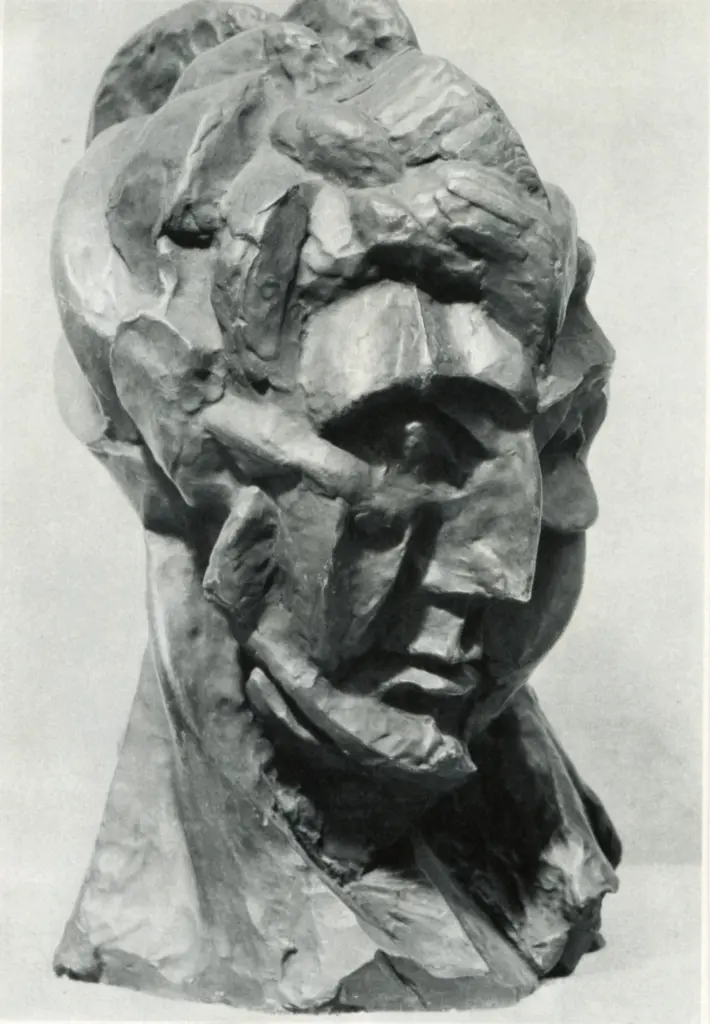 Anonimo , Picasso, Pablo - sec. XX - Testa di donna , fronte