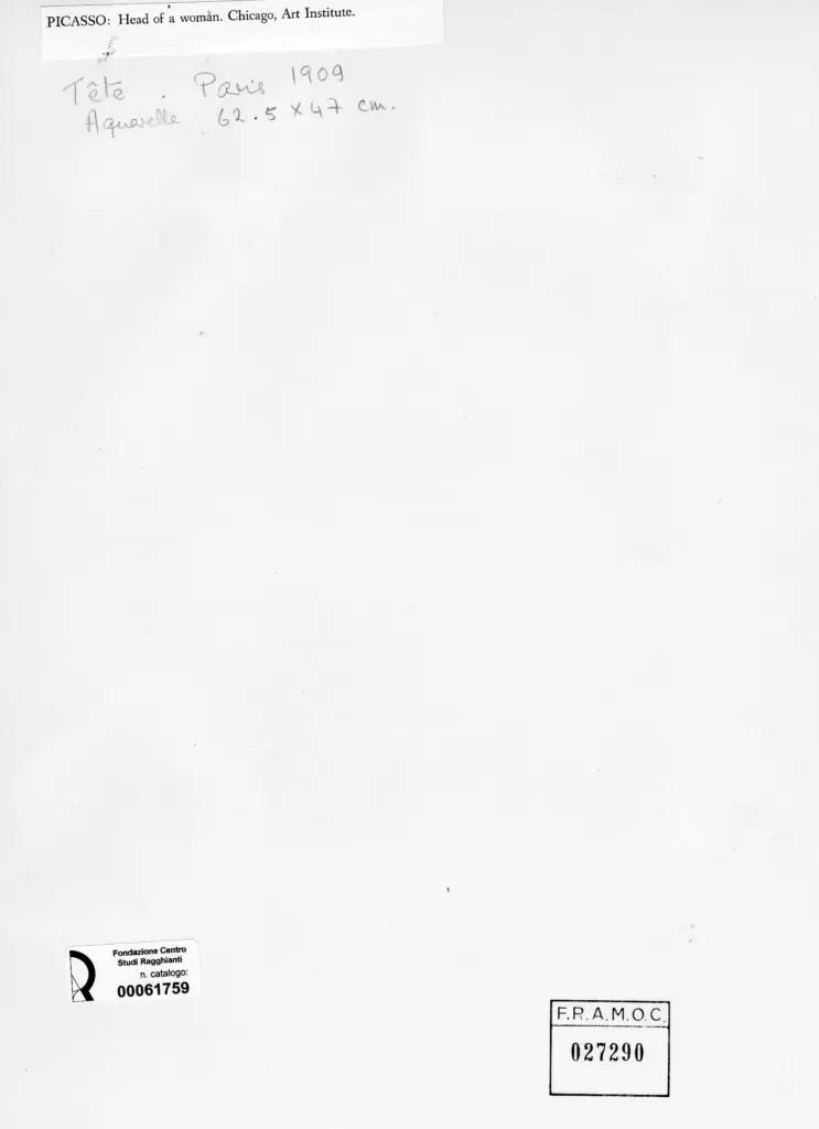 Anonimo , Picasso, Pablo - sec. XX , retro