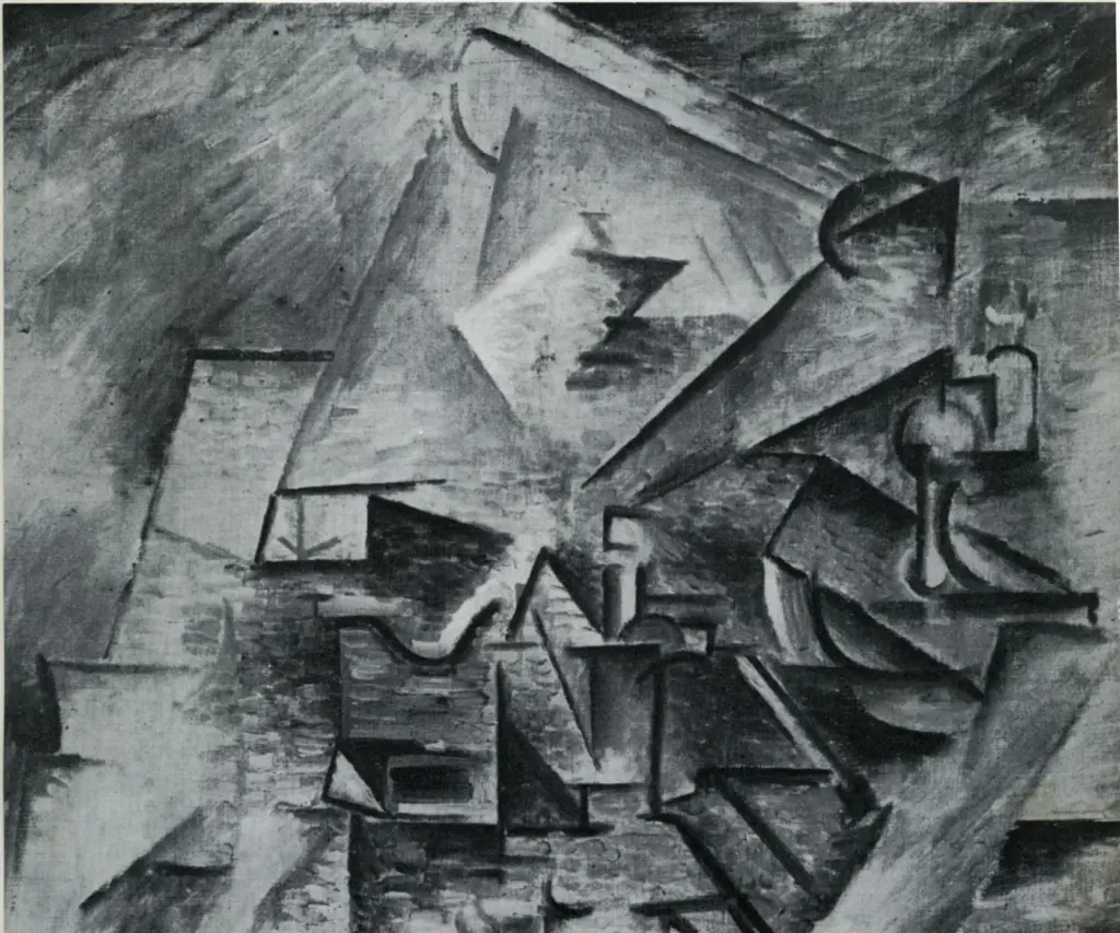 Landesbildstelle Niederrhein , Picasso, Pablo - sec. XX - Der Schreibtisch , fronte