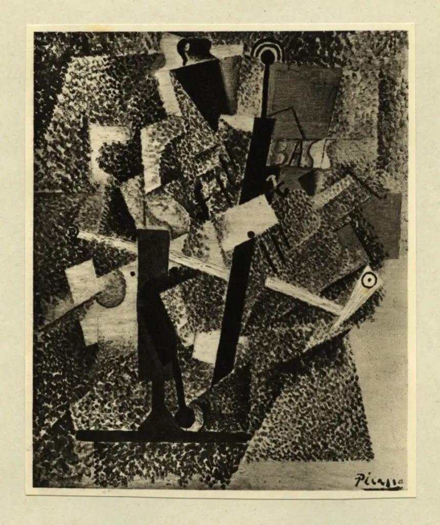 Anonimo , Picasso, Pablo - sec. XX - Nature morte , fronte