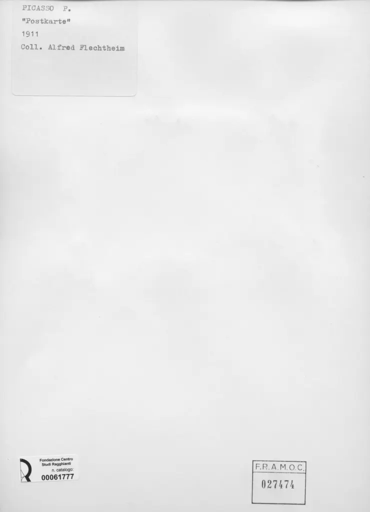 Anonimo , Picasso, Pablo - sec. XX - Postkarte , retro