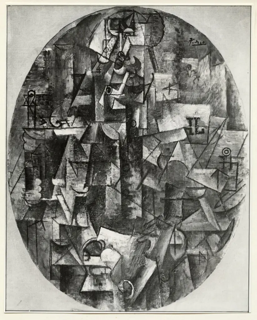 Fotografia Ferruzzi , Picasso, Pablo - sec. XX - Uomo con pipa , fronte