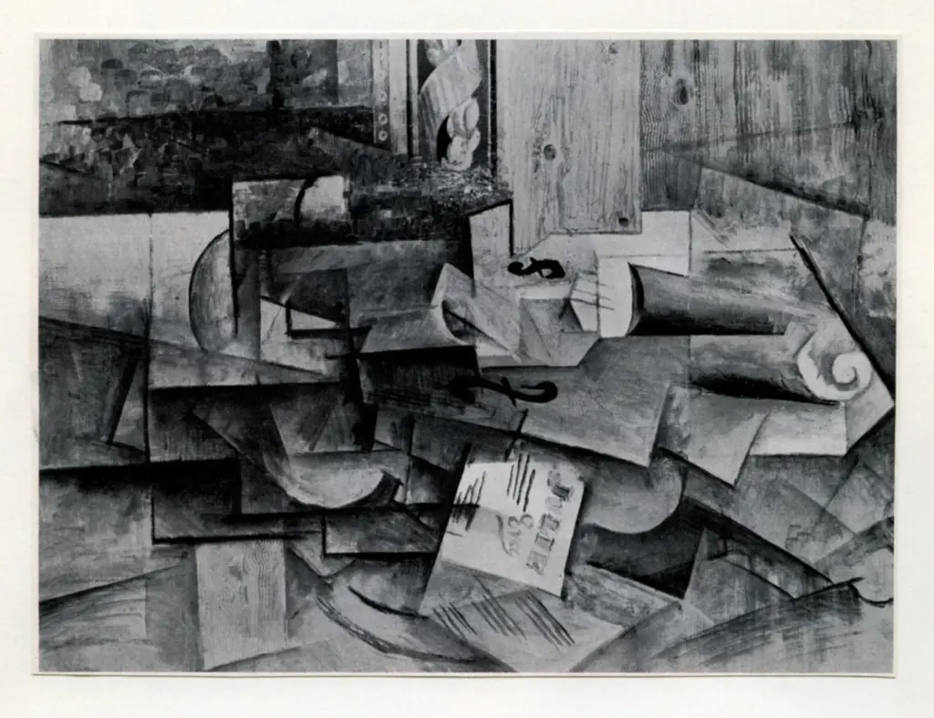 Anonimo , Picasso, Pablo - sec. XX - Le violon (Jolie Eva) , fronte