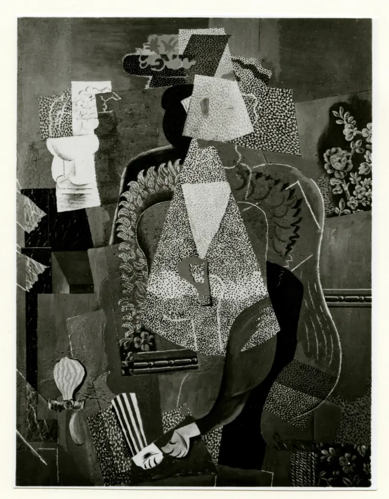 Anonimo , Picasso, Pablo - sec. XX - Portrait of a young girl , fronte