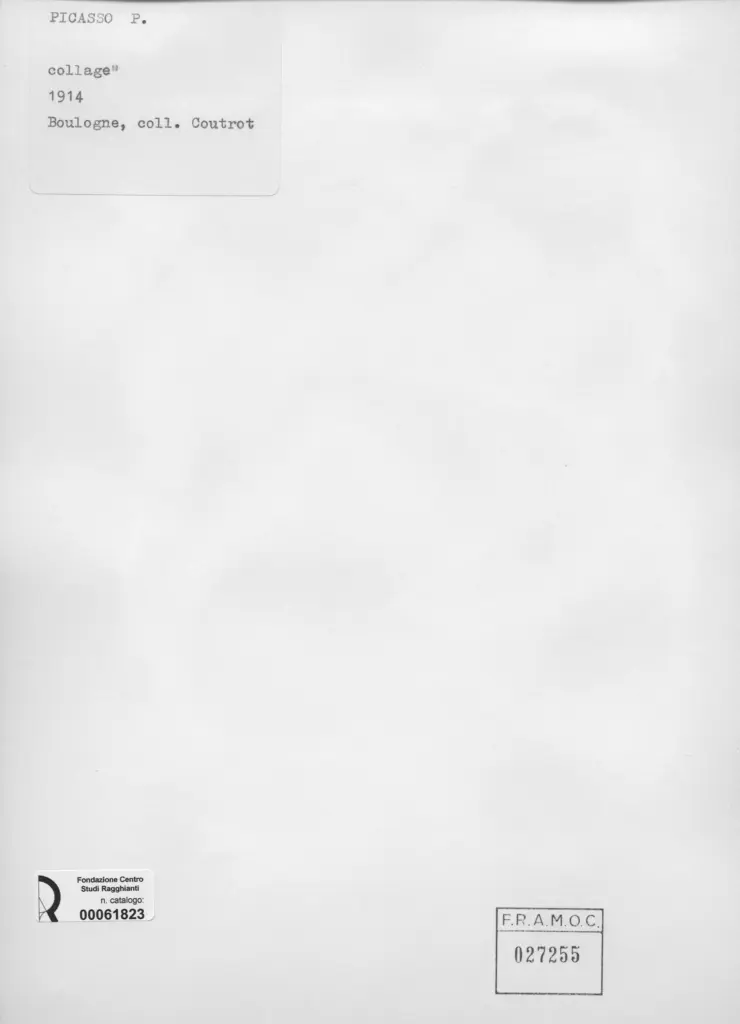 Anonimo , Picasso, Pablo - sec. XX , retro