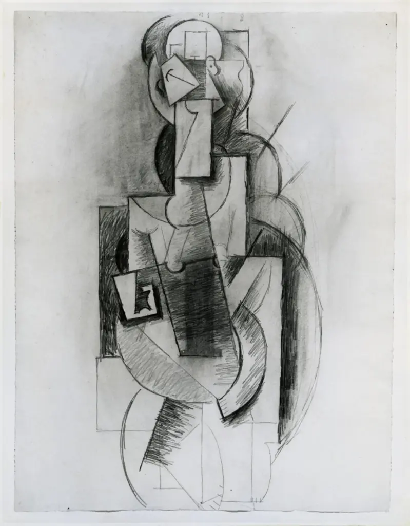 Anonimo , Picasso, Pablo - sec. XX - Woman with Guitar , fronte