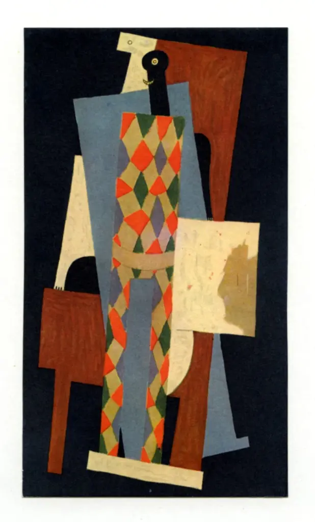 Anonimo , Picasso, Pablo - sec. XX - Arlequin , fronte