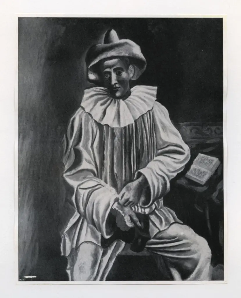 Anonimo , Picasso, Pablo - sec. XX - Der Pierrot , fronte