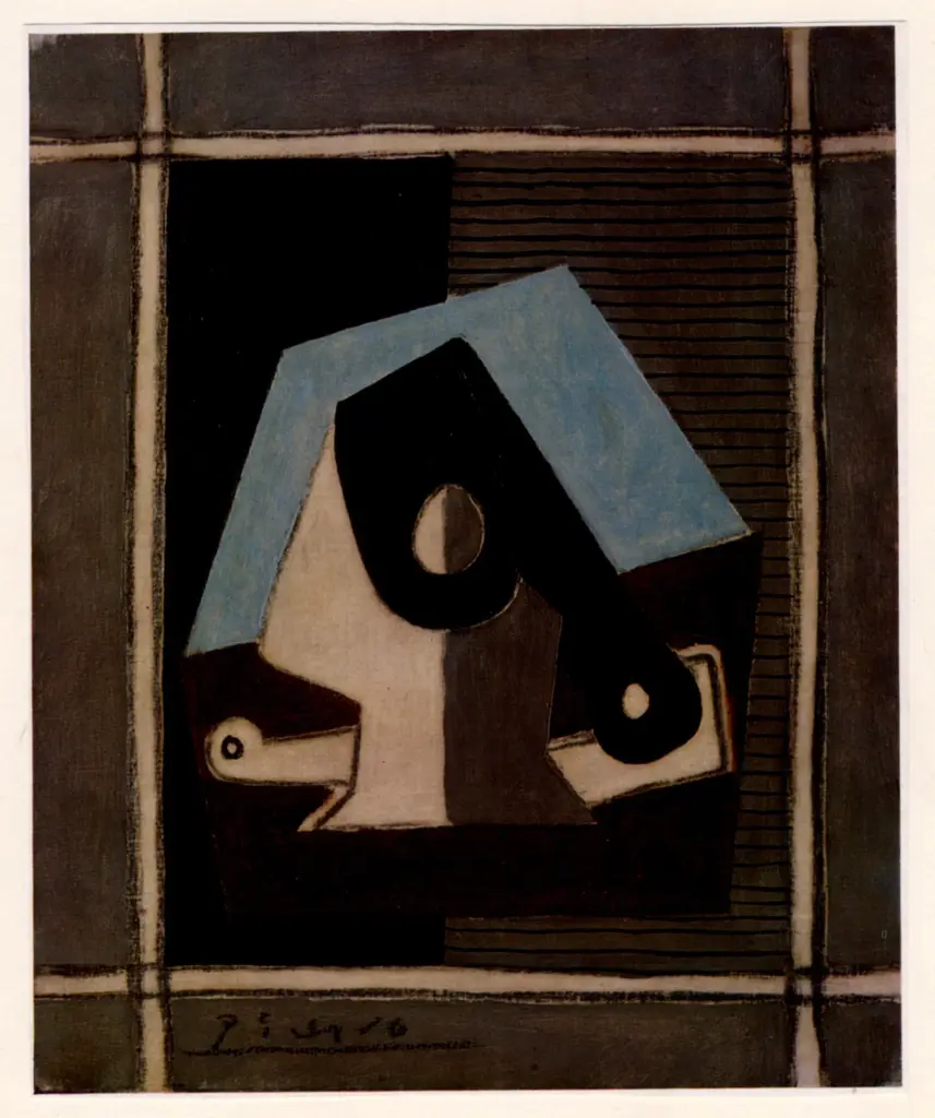 Anonimo , Picasso, Pablo - sec. XX - Natura morta e la pipa , fronte