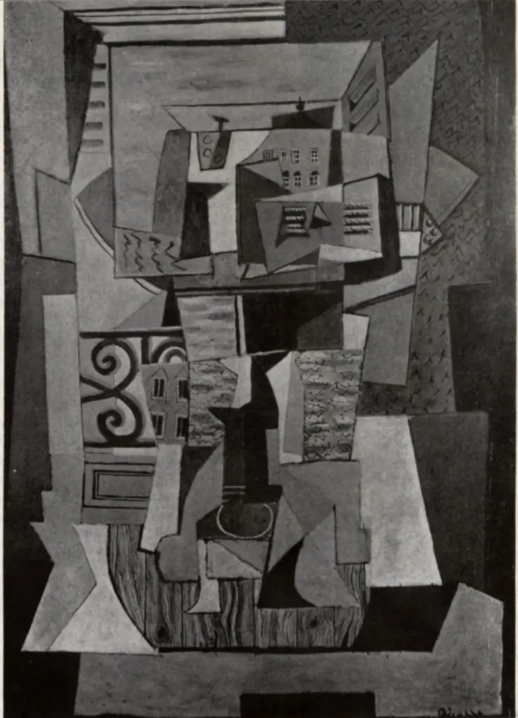 Anonimo , Picasso, Pablo - sec. XX - Open Window in Paris , fronte