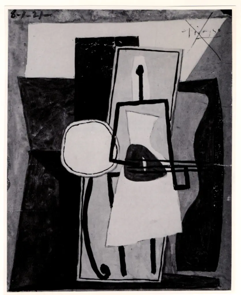 Picasso, Pablo , Joueur de mandoline