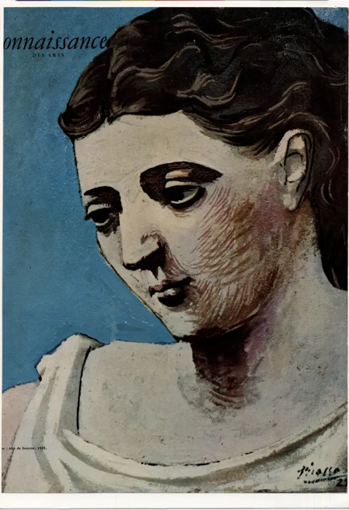 Anonimo , Picasso, Pablo - sec. XX - Testa di donna , fronte