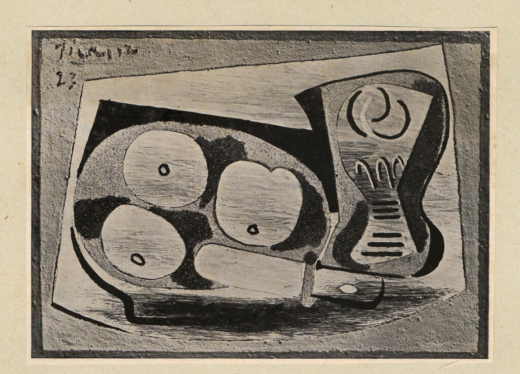 Anonimo , Picasso, Pablo - sec. XX - Natura morta , fronte