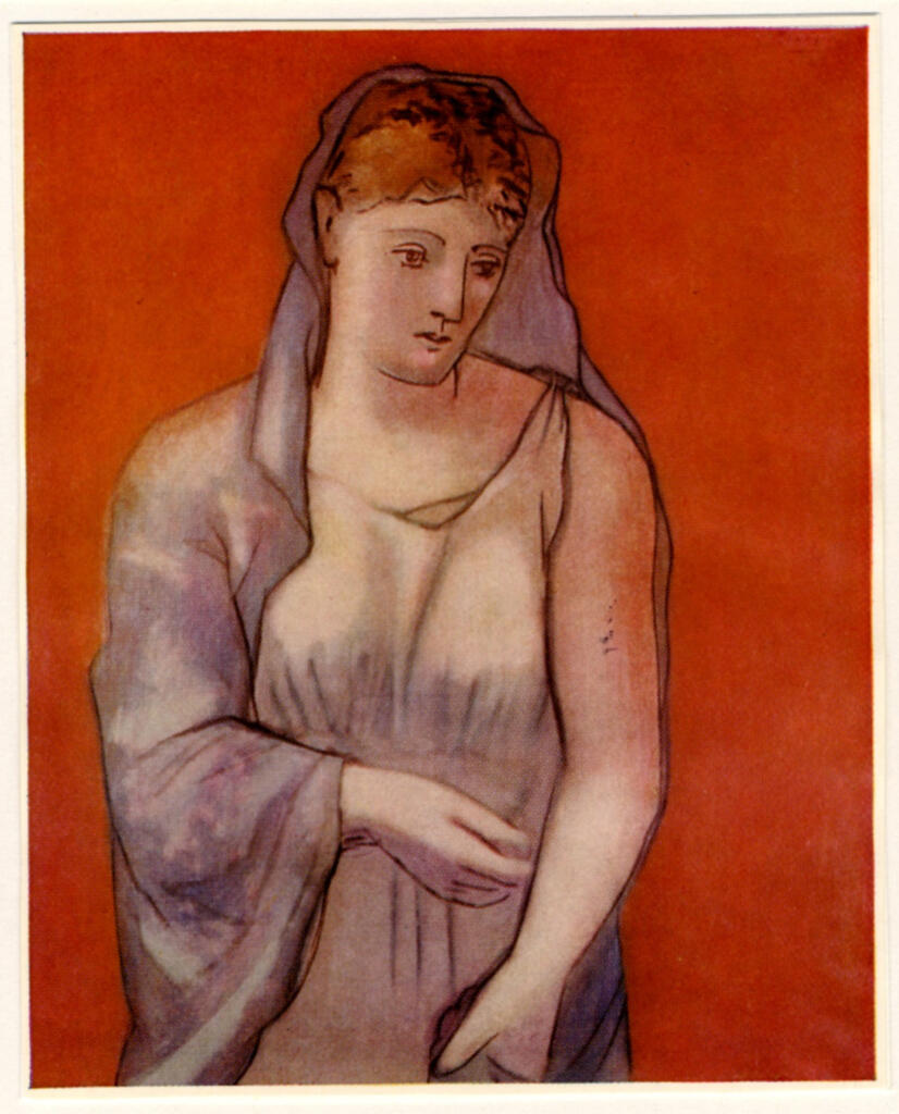 Anonimo , Picasso, Pablo - sec. XX - Donna con il velo , fronte