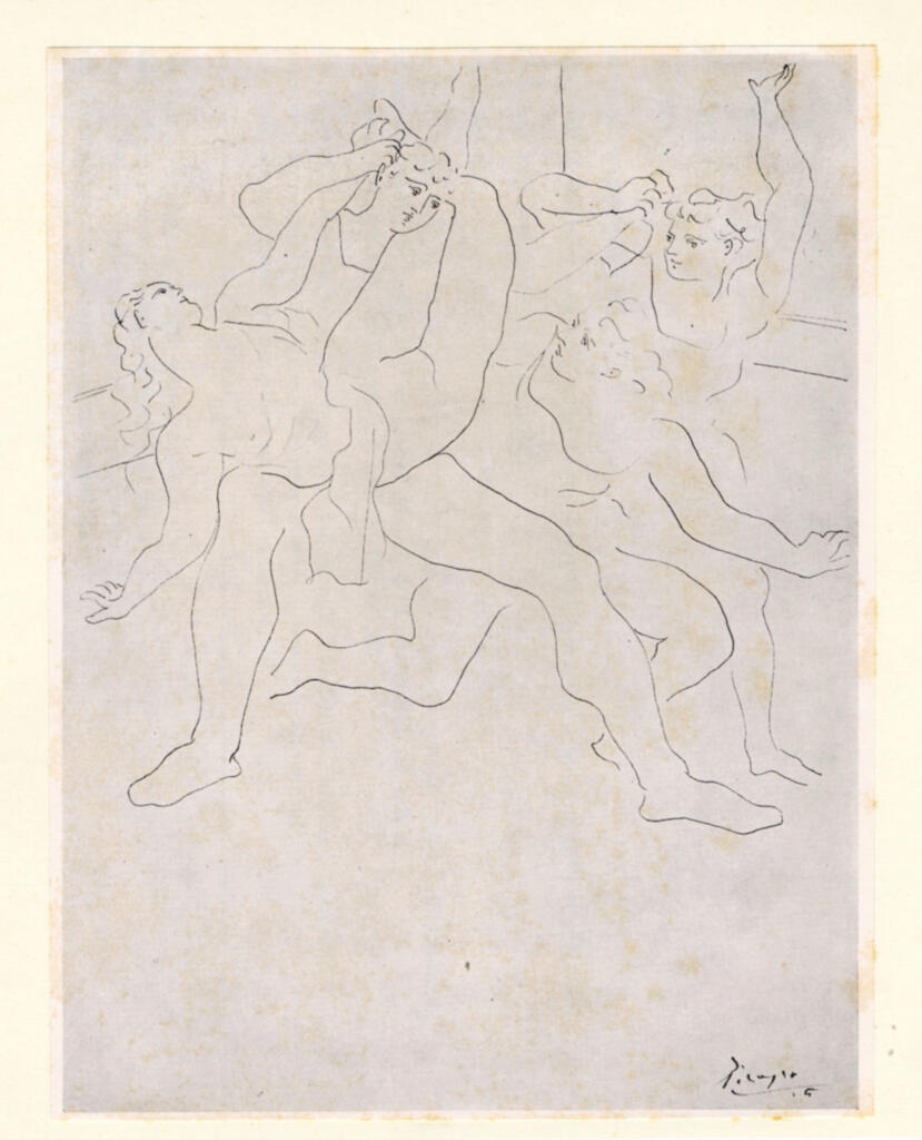 Anonimo , Picasso, Pablo - sec. XX - Danzatori , fronte