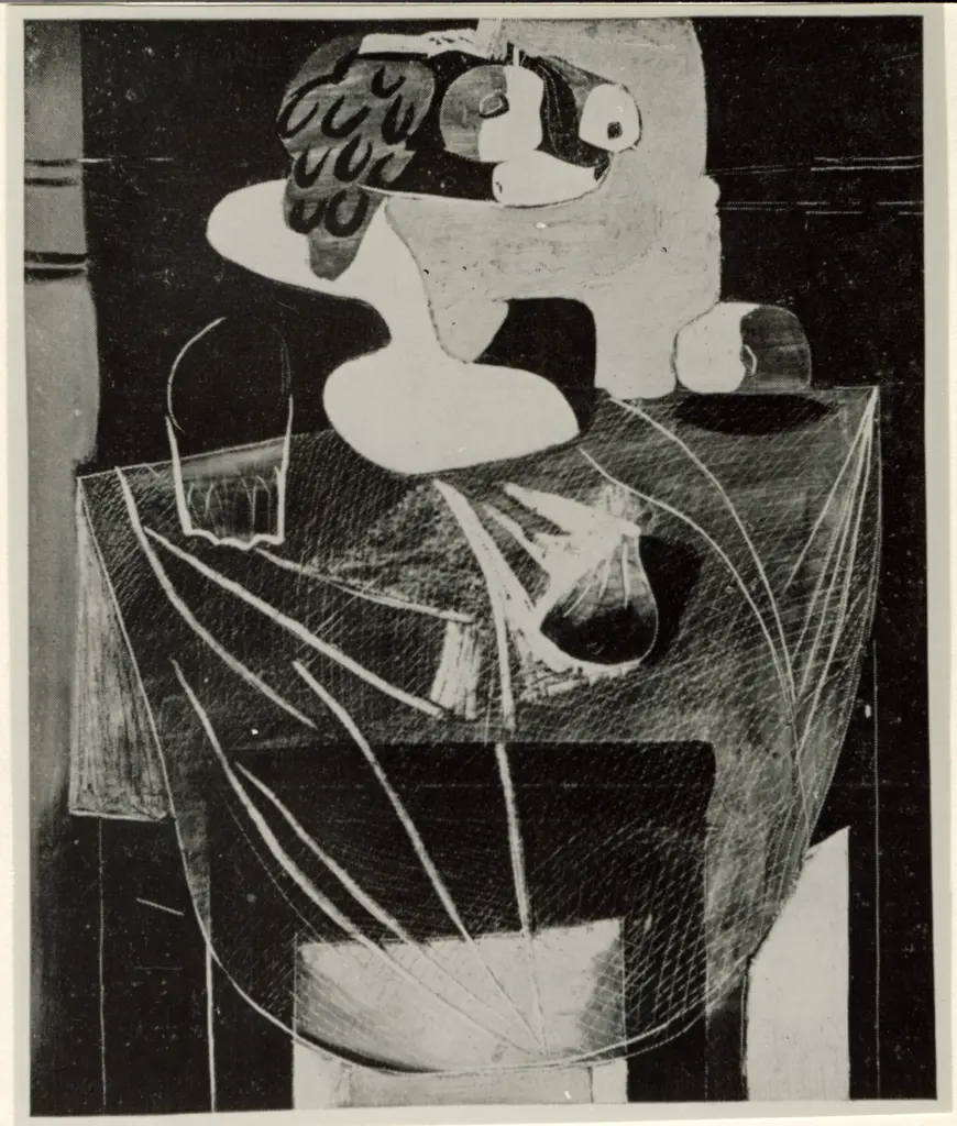 Anonimo , Picasso, Pablo - sec. XX - Natura morta , fronte