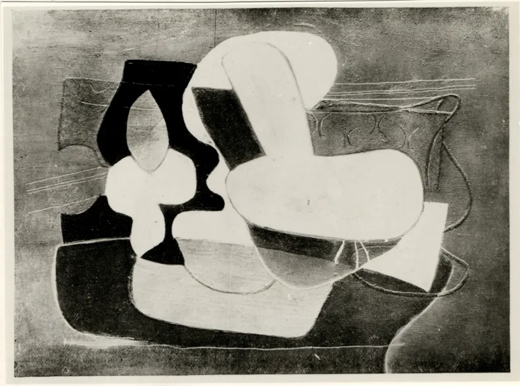 Anonimo , Picasso, Pablo - sec. XX - Nature morte , fronte