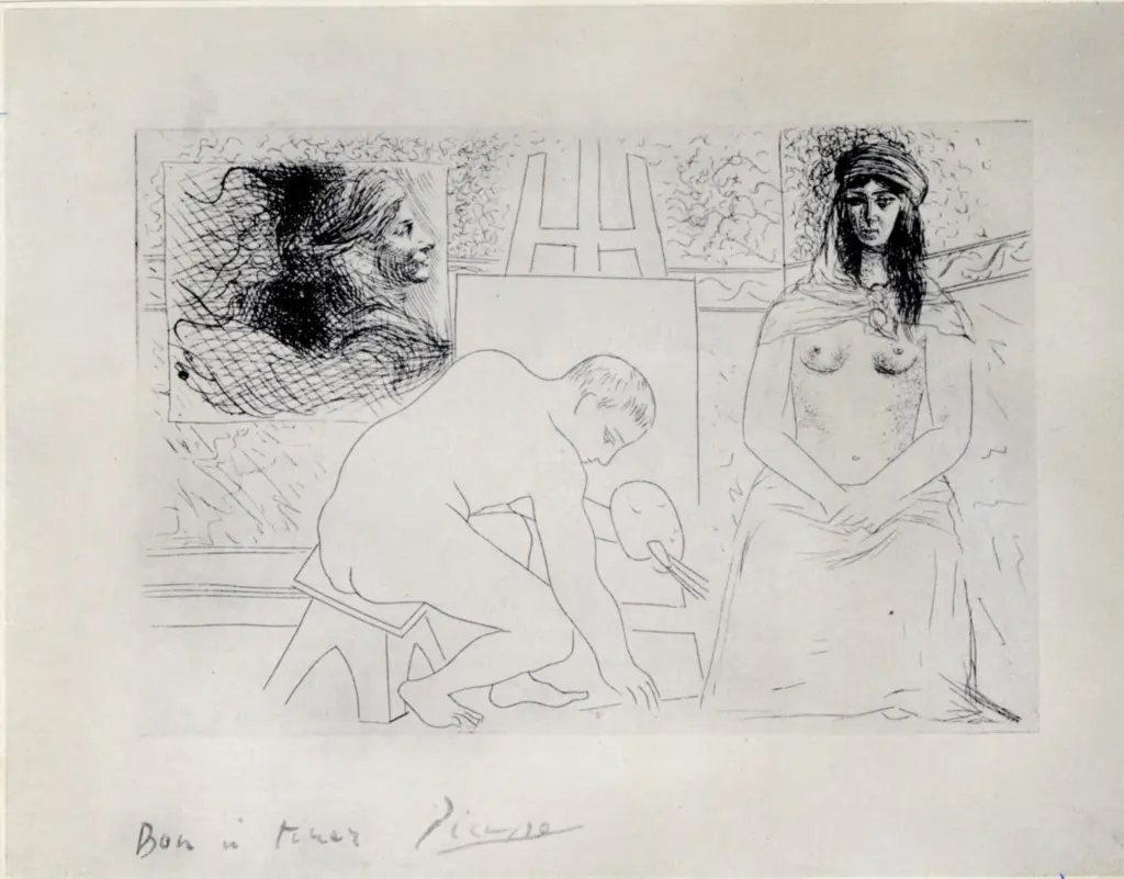 Anonimo , Picasso, Pablo - sec. XX - Le Chef- d'Oeuvre Inconnu , fronte