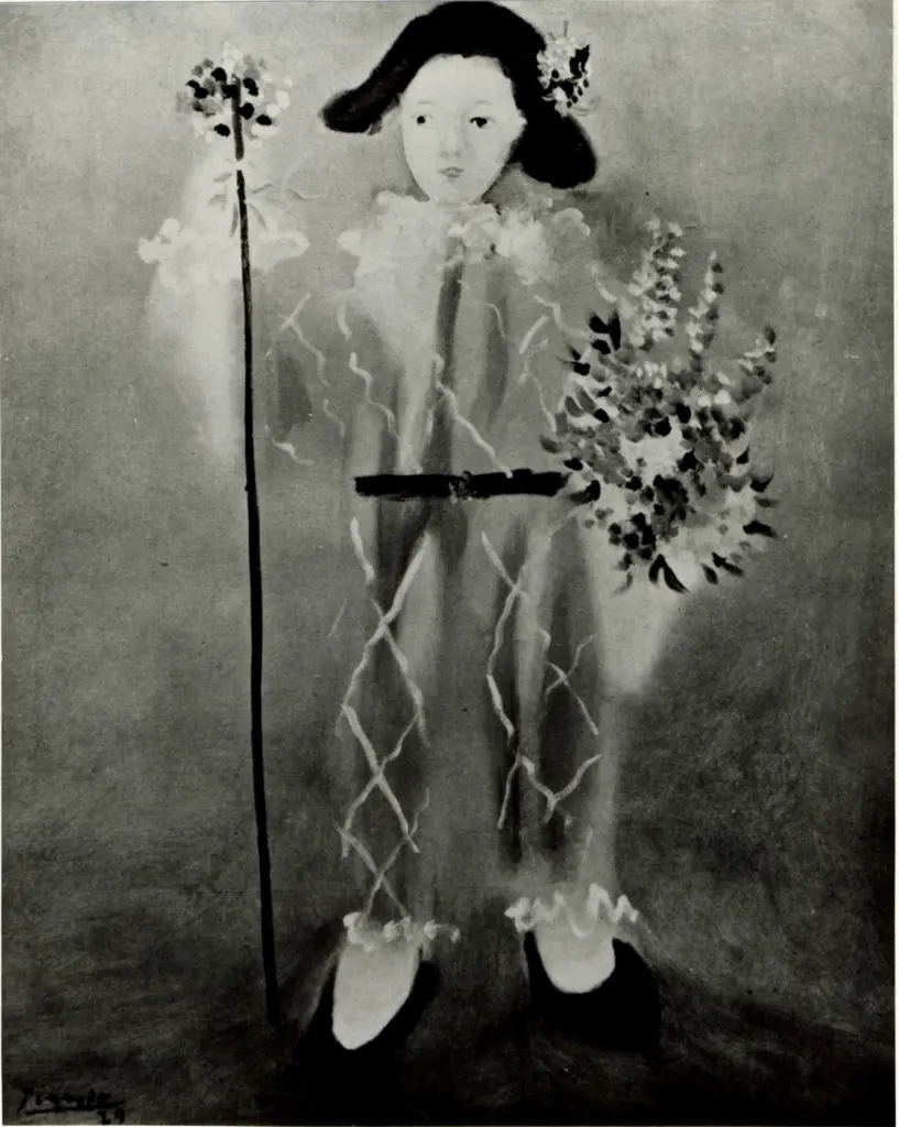 Anonimo , Picasso, Pablo - sec. XX - Pierrot , fronte