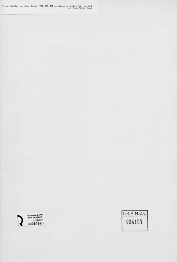 M&uuml;ller, Eric , Picasso, Pablo - sec. XX - Girls before a Mirror , retro