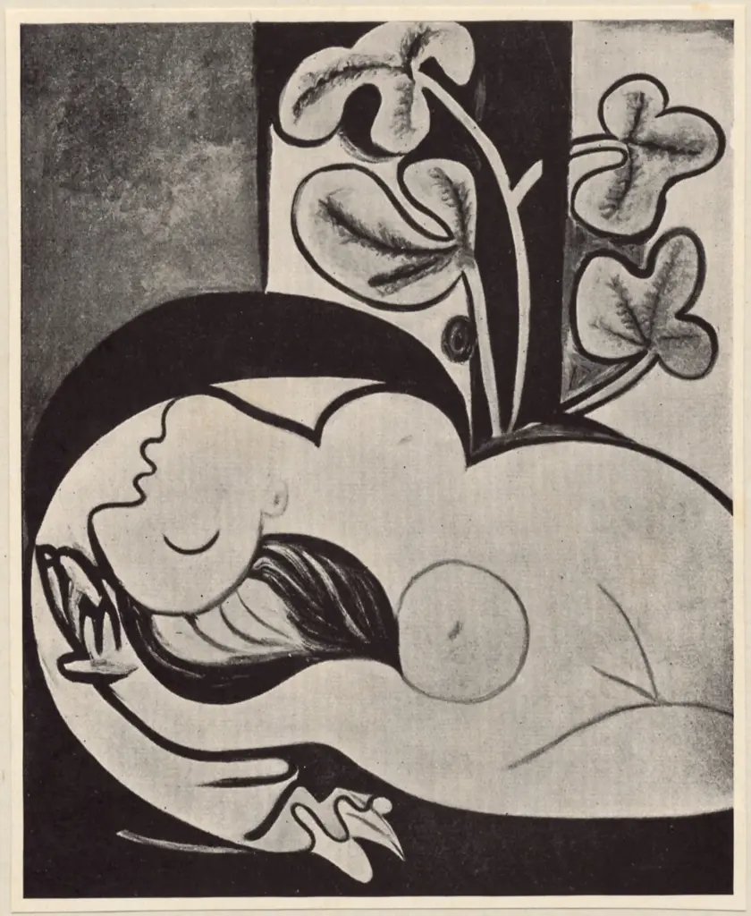 Anonimo , Picasso, Pablo - sec. XX - Nudo sulla poltrona nera , fronte