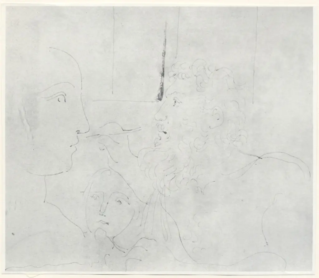 Anonimo , Picasso, Pablo - sec. XX - Lo scultore , fronte