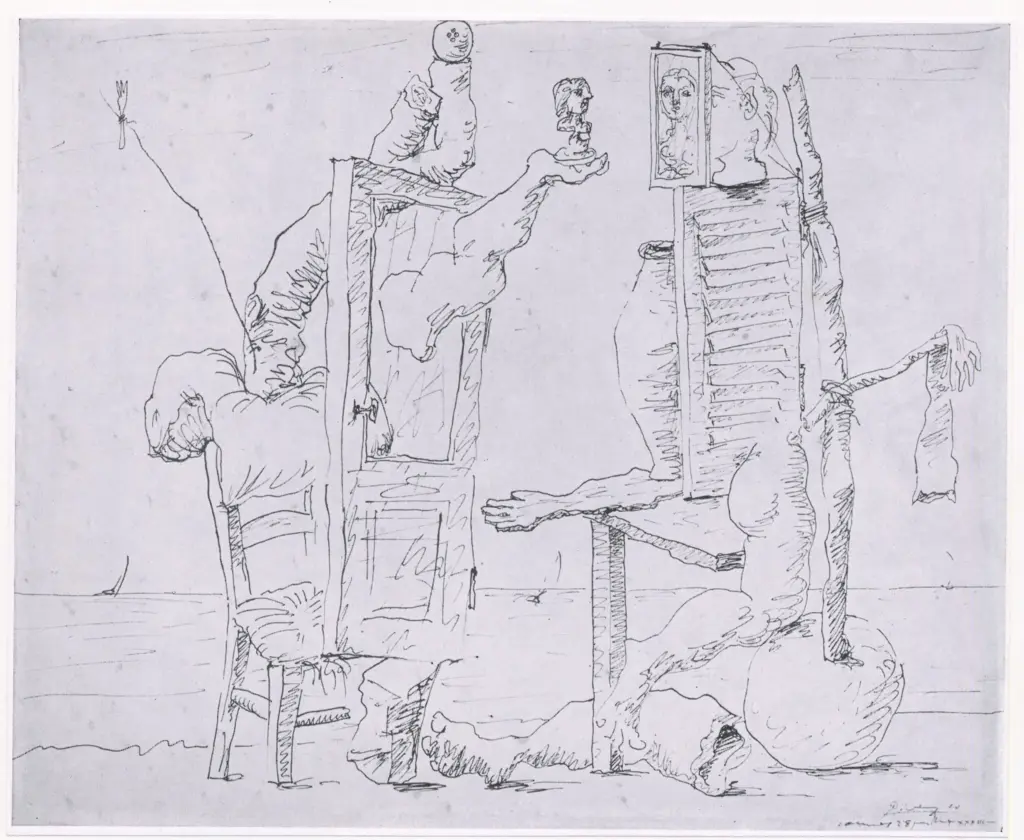 Anonimo , Picasso, Pablo - sec. XX - Composizione , fronte