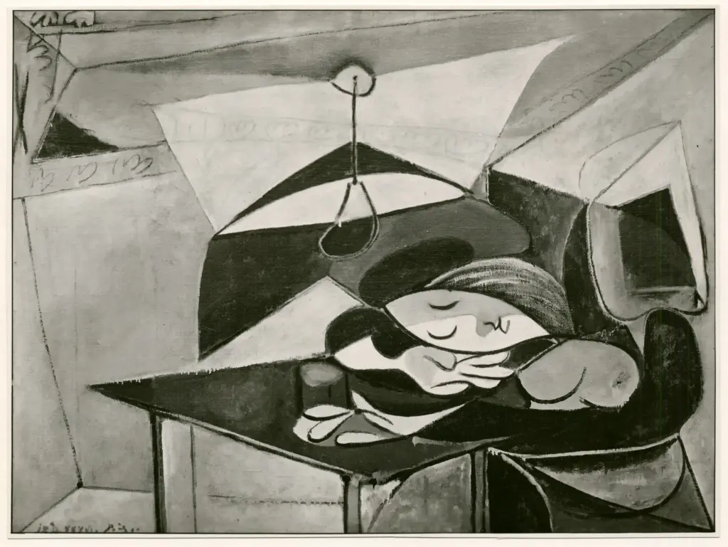 Fotografia Ferruzzi , Picasso, Pablo - sec. XX - Interno con dormiente , fronte