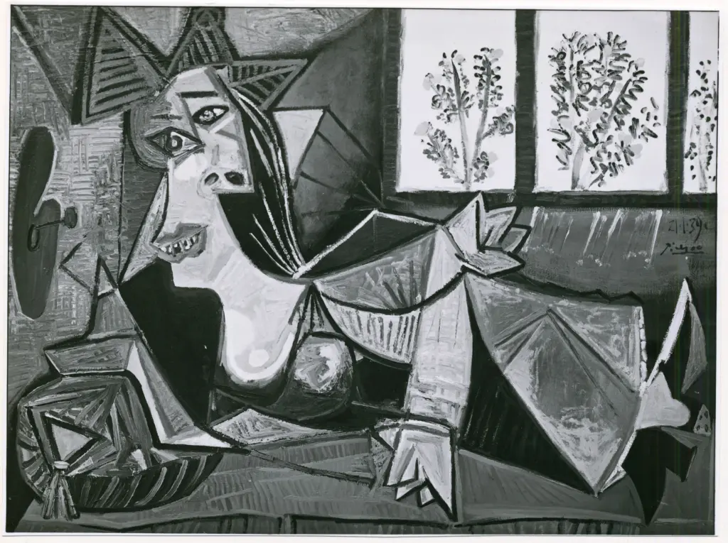 Fotografia Ferruzzi , Picasso, Pablo - sec. XX - Figura su un divano davanti alla finestra , fronte