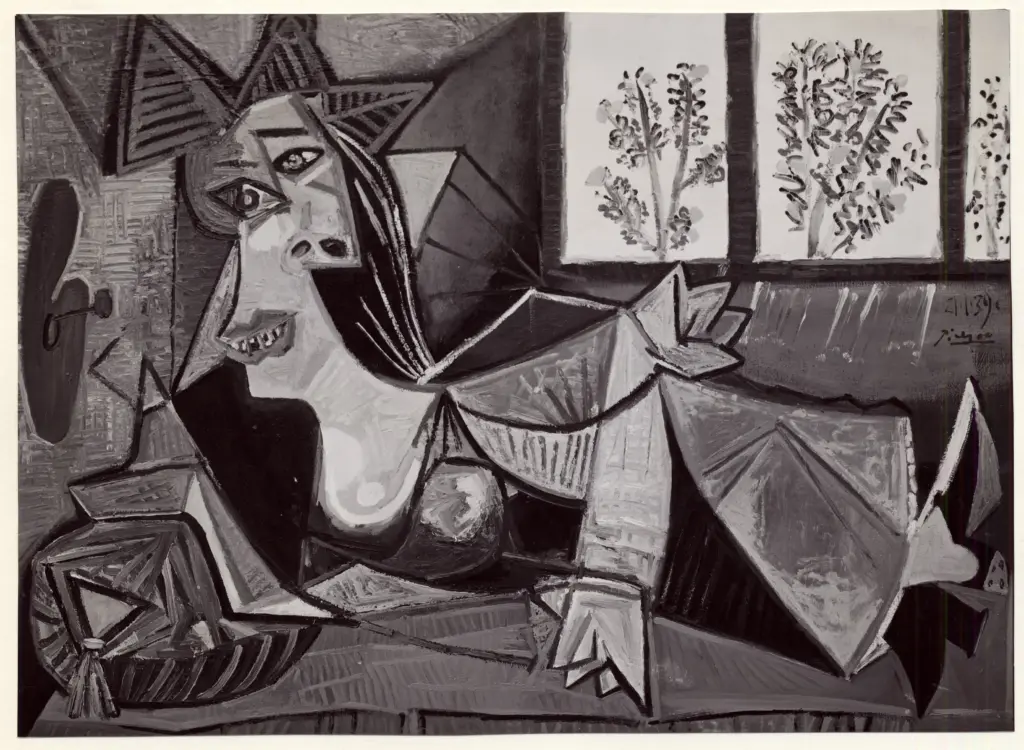 Fotografia Ferruzzi , Picasso, Pablo - sec. XX - Figura su un divano davanti alla finestra , fronte