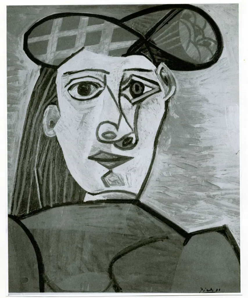 Anonimo , Picasso, Pablo - sec. XX - Head of a woman , fronte