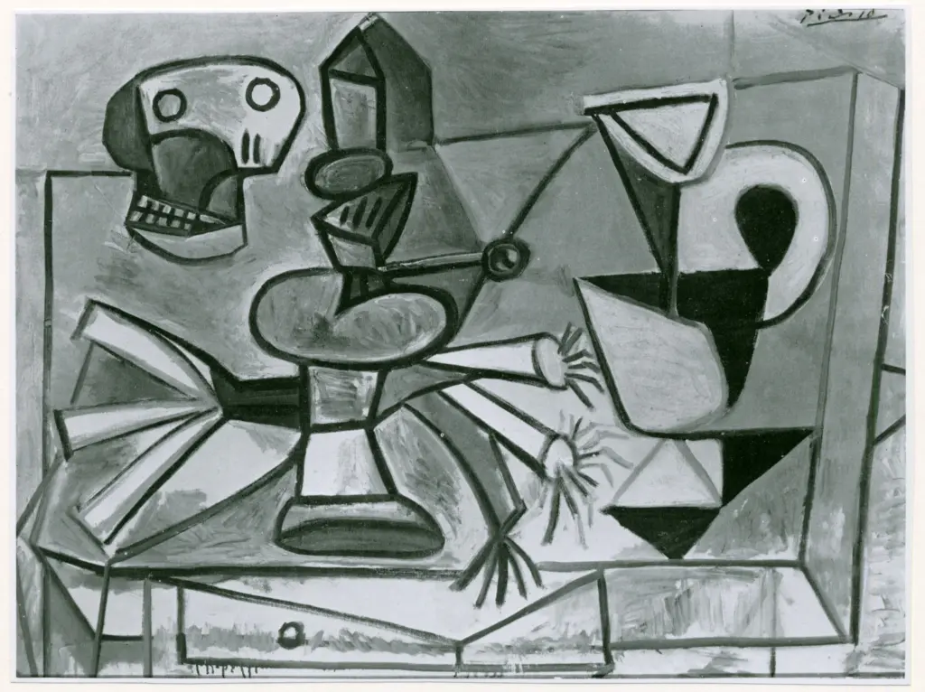 Picasso, Pablo , Crane, Lampe, Poireaux, Vase