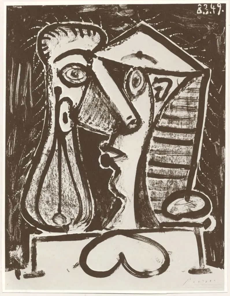 Anonimo , Picasso, Pablo - sec. XX , fronte