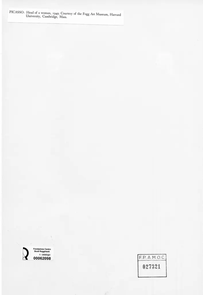 Anonimo , Picasso, Pablo - sec. XX , retro