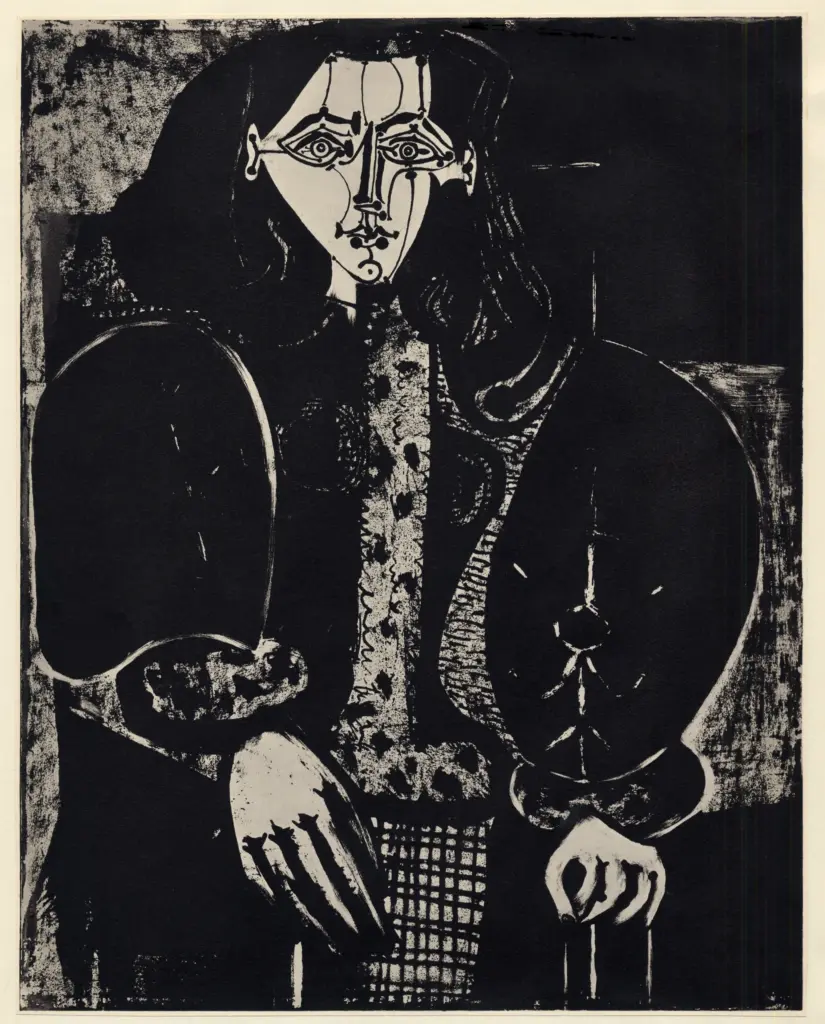 Anonimo , Picasso, Pablo - sec. XX - Fran&ccedil;oise , fronte