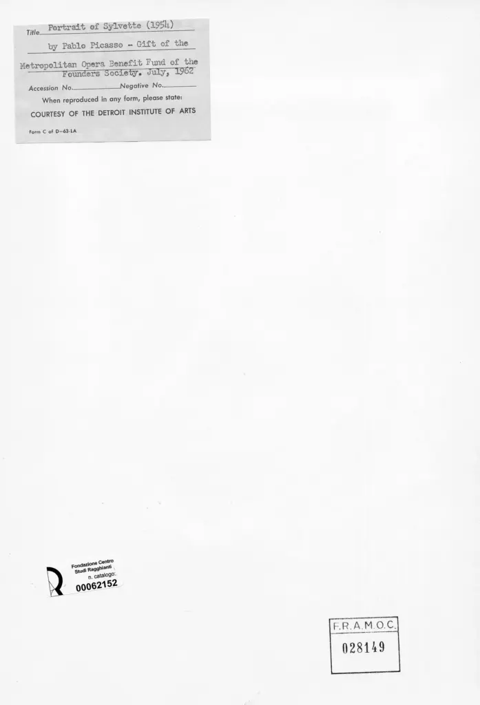 Anonimo , Picasso, Pablo - sec. XX , retro