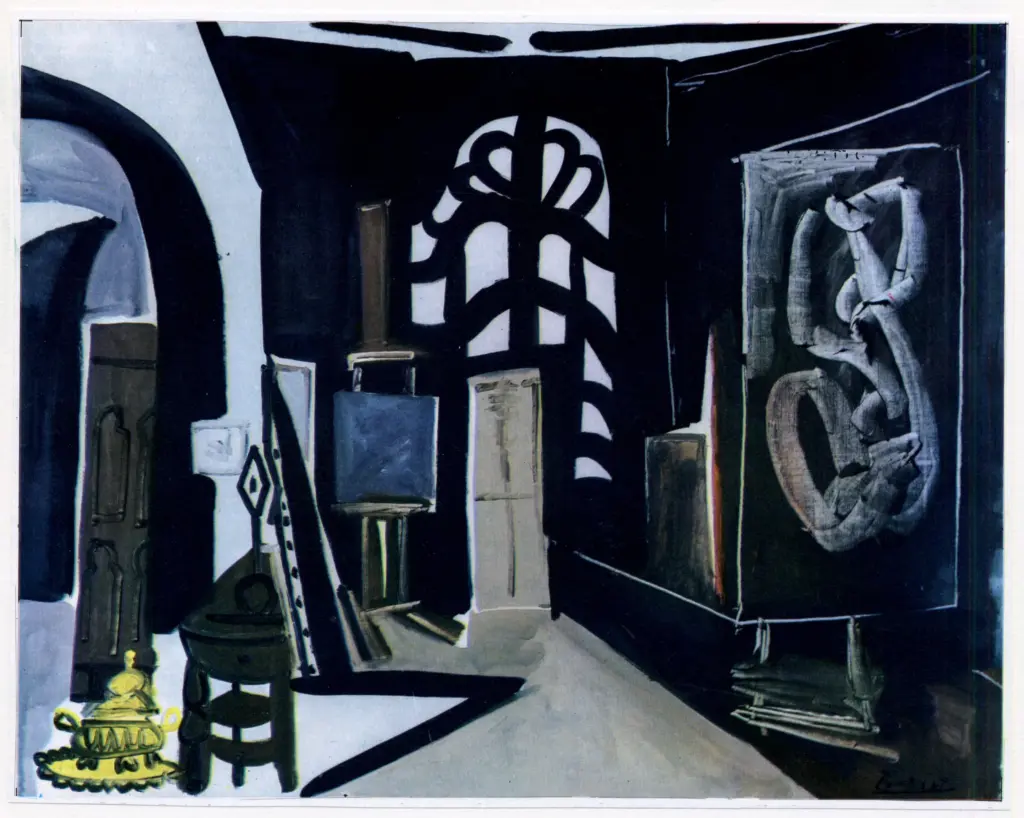 Anonimo , Picasso, Pablo - sec. XX - L'atelier , fronte
