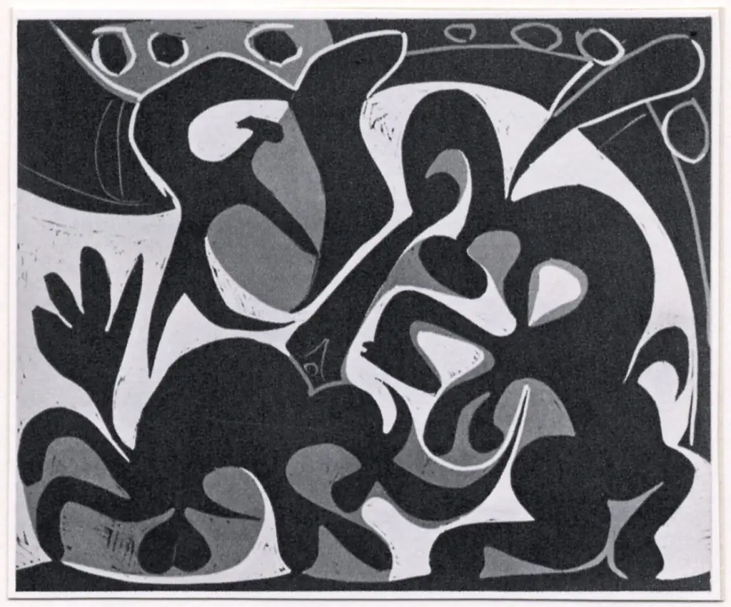 Anonimo , Picasso, Pablo - sec. XX - Picador et toreau , fronte