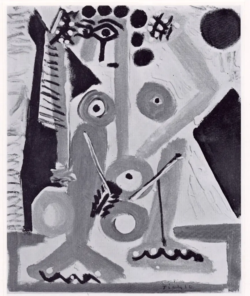 Anonimo , Picasso, Pablo - sec. XX - Femme assise , fronte