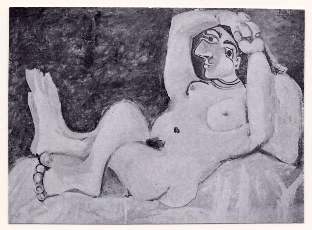 Anonimo , Picasso, Pablo - sec. XX - Grand nu , fronte