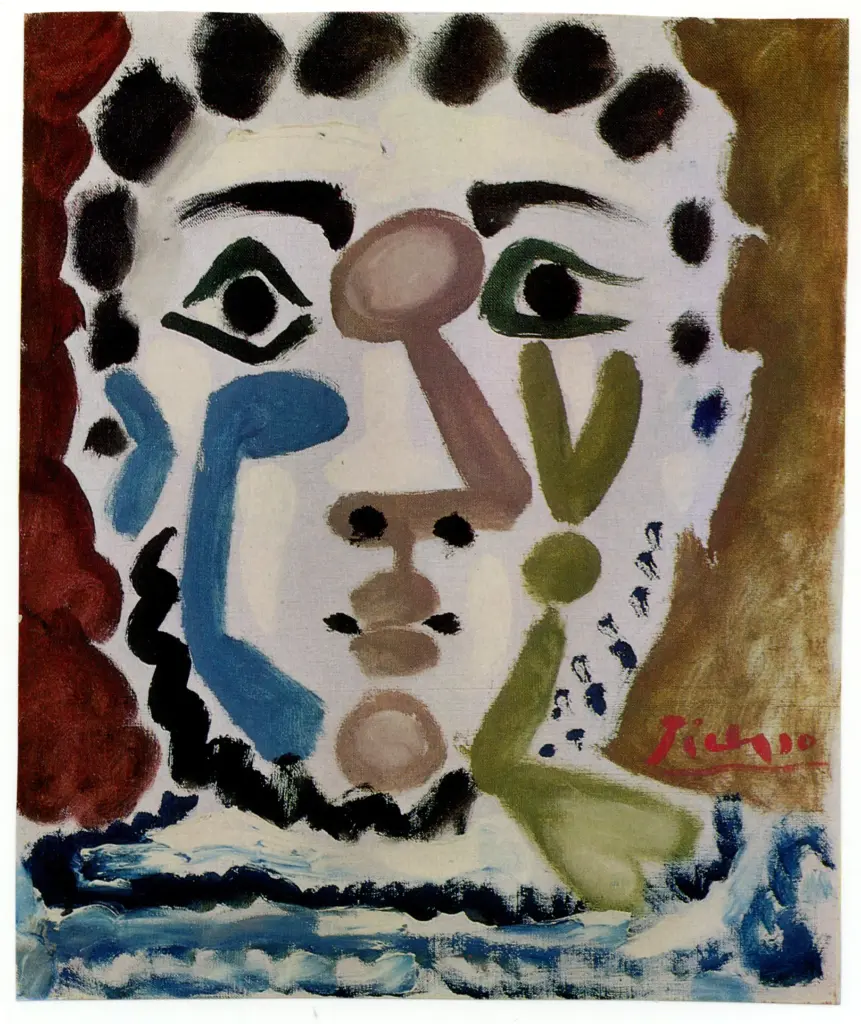 Anonimo , Picasso, Pablo - sec. XX , fronte